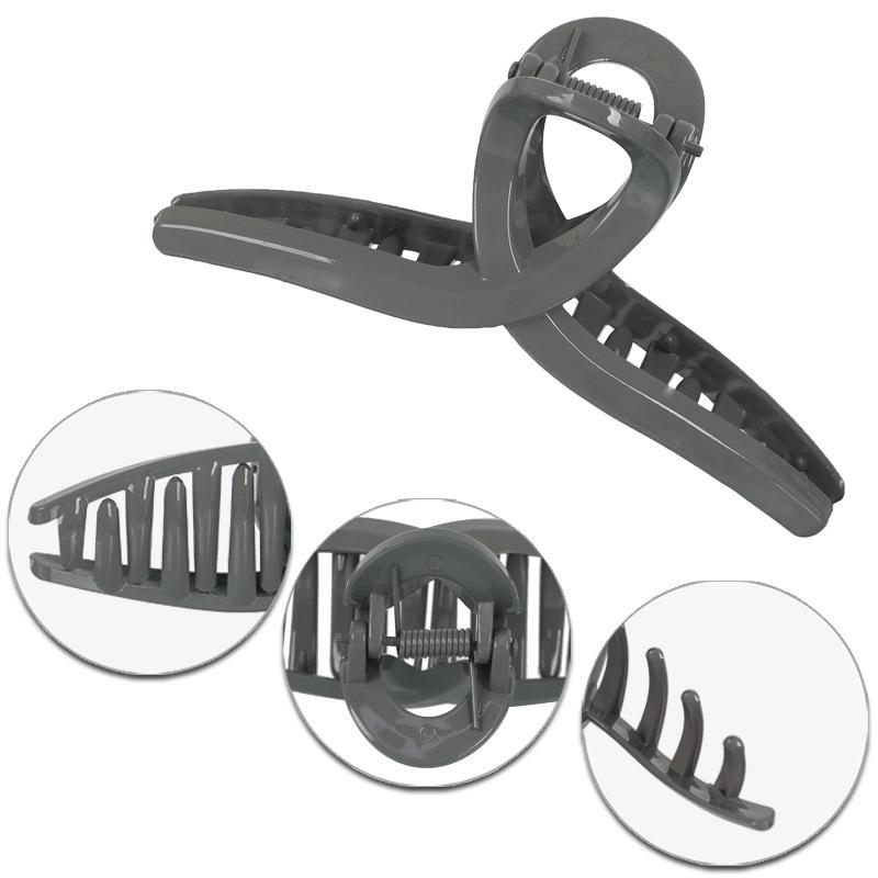 Cross-shaped Large Hairpin Girl's Top Clip Bath Hairpin Back of The Head Grab Clip