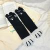 Fuzzy Sleep Socks Warm Cute Cat Plush Socks Stretchy Breathable Winter Indoor Socks