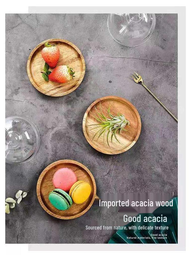 Solid Wood & Glass Mini Dessert Display Stand