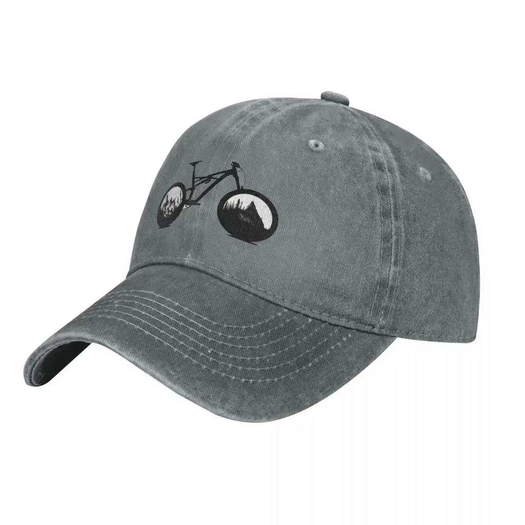 Bicycle Denim Baseball Cap Hill Logo Rock Trucker Hat Spring Hot Sale Unisex Fashion Print Snapback Cap