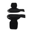 Lifting Wrist Straps Women Men Cowhide Weight Lifting Grips Anti Slip Gym Workout Straps for Deadlift Powerlifting Black