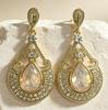 Retro Rhinestone Dangle Earrings: Fashionable, High-End, and Versatile Design
