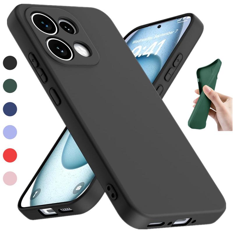 Husă Flexibilă din Silicon Lichid Pentru Xiaomi Redmi 17 5G 4G Husa Protectoare Colorată TPU Fundas Coque Capa
