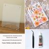 Nordic Simple Acrylic Photo Frame - 6-7 Inch DIY Dried Flower Pressed Specimen