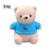 Holiday Celebration Party Supplies Christmas Tomato Bear Squeeze Toy for Stress Relief, Cute TPR Decompression Relief Toys Adults Figure with Festive
