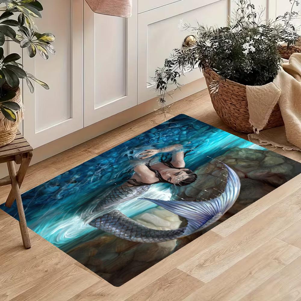 Gothic Style Nonslip Kitchen Mat Floor Carpet Rug For Indoors Outdoors Home Decor Room Supplies Spring Decor