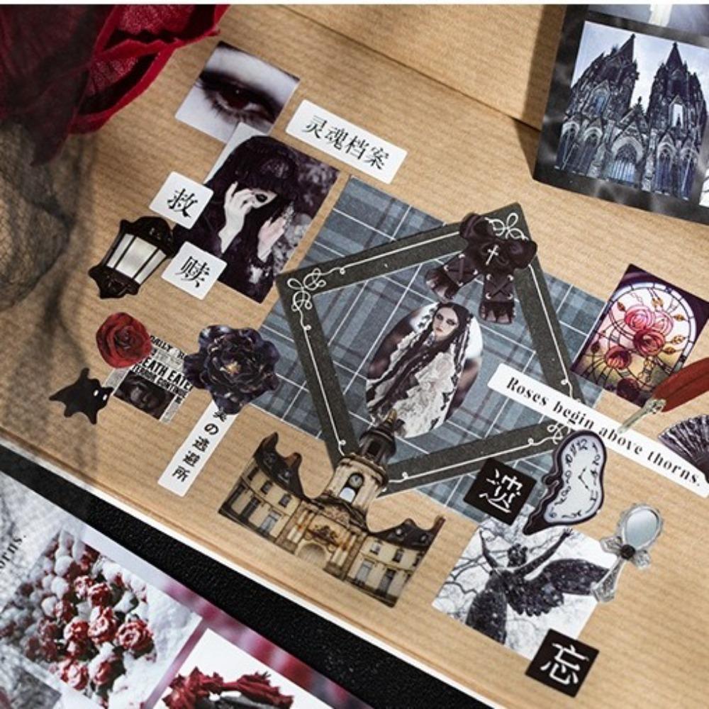 20 PEZZI MINKYS Adesivi Decorativi Libro Retro Laptop Libro Adesivi per Fotocard Cancelleria Scolastica