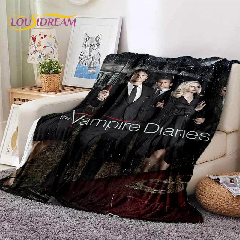 The Vampire Diaries Damon Salvatore Soft Flannel Blanket for Beds Bedroom Sofa Picnic,Throw Blanket for Outdoor Leisure Nap Gift
