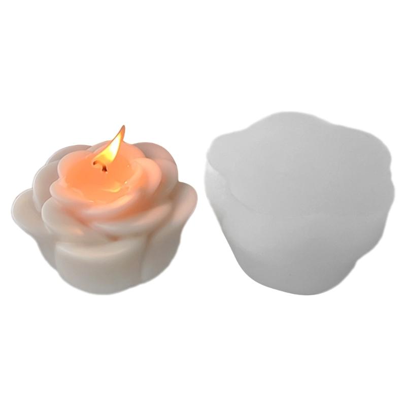 Elegant Rose Shaped Silicone Baking Mold Reusable Rose Shaped Flower Silicone Mold for Cake Baking and Chocolate Making