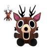 99 Nights In the Forest Plush Toy, Deer Keychain, Fluffy, Survive for 99 Days, Horror Game Merchandise, Sewn-in Doll, Cute, Soft, Portable, Kids'