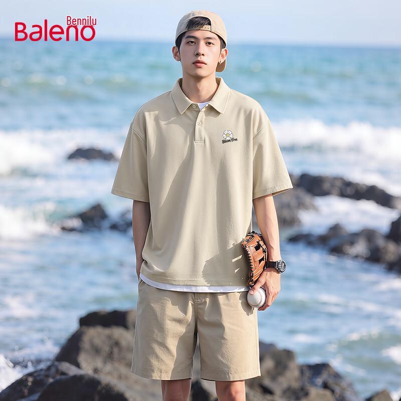 Baleno Men s Short Sleeve Pique Polo Shirt M