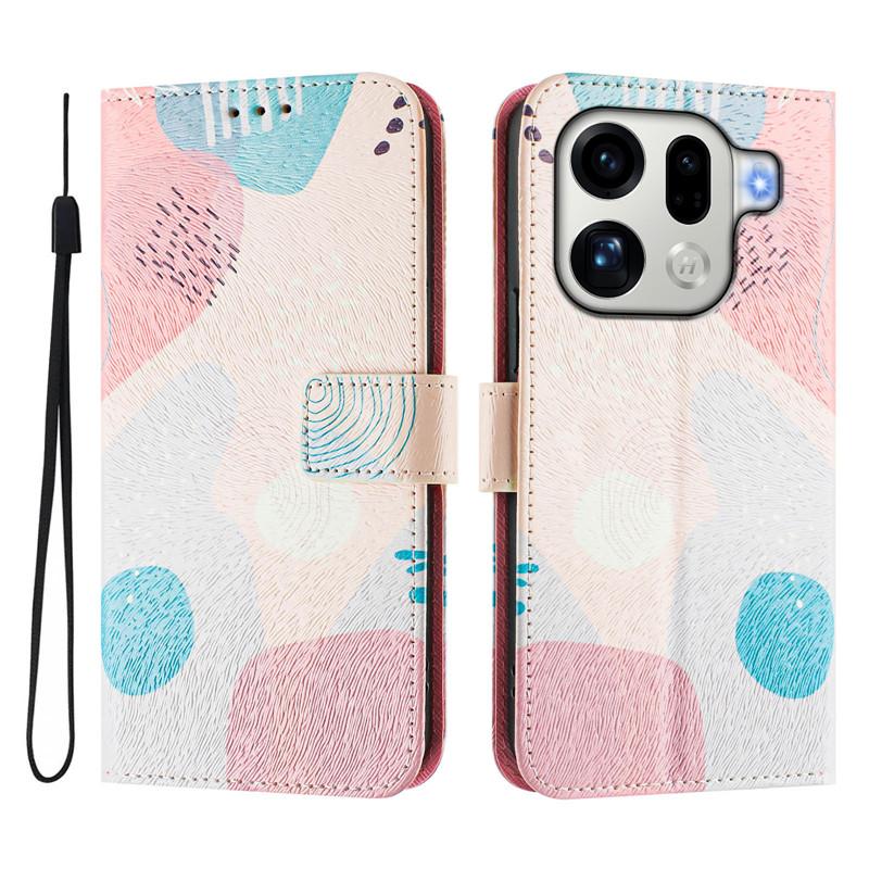 Luxury Flip Leather Case For OPPO Find X9 Pro Flip Cover On For OPPO FindX9 Pro PLJ110 PLG110 PLG120 Wallet Bags Flower Cases 5G