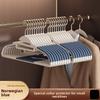 Durable Plastic Clothes Holders With Thickened Edges And Antislip Surface For Home Wardrobe