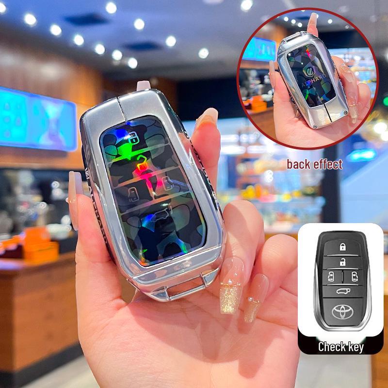 Toyota Sienna Key Case: Compatible with 24 Models, Granvia, Alphard, Vellfire Metal Shell Buckle