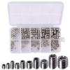 200Pcs Concave End Set Screw Set 304 Stainless Steel DIN916 Concave End Machine Rice Screw