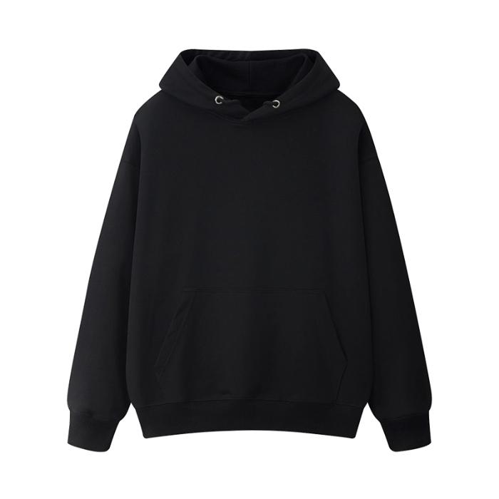 autumn Large size 330g Cotton thin Hooded Sweater Men's casual oversized Pullovers Hoodie Women Sweatshirt male solid all-match streetwear UNISEX