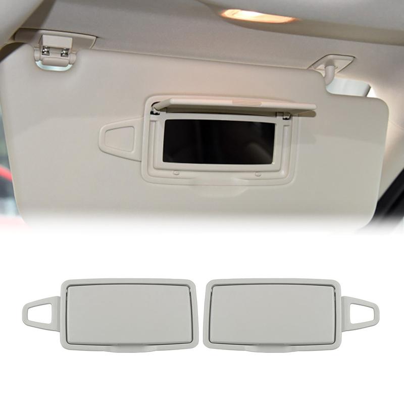 N61R-Car Front Sun Shade Visor Makeup Cosmetic Mirror Cover Replacement For Mercedes Benz C Class GLC W205 W253