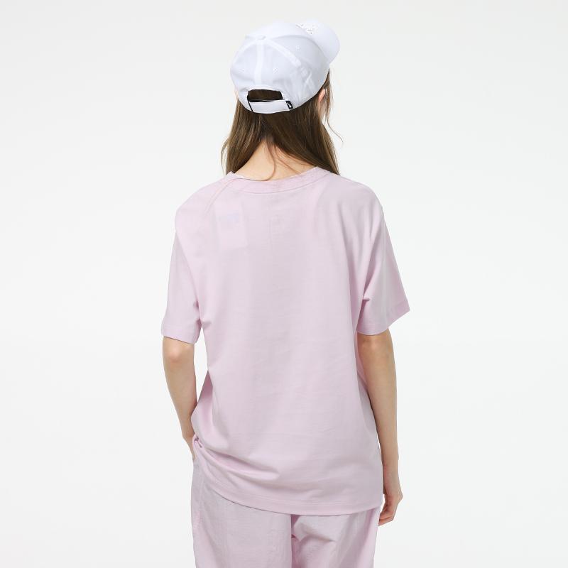 Nike Casual Sport Husky Print Breathable Short Sleeve T-Shirt Women Tops Pink DJ1846-695