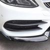 For Mercedes Benz C Class W205 C180 C200 2015-2018 Car Front Lip Bumper Spoiler Splitter Fog Lamp Grille Air Vent Cover Sticker