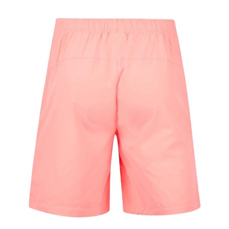 Li Ning Mid Waist Brand Letter Logo Breathable Straight Leg Sports Casual Shorts Men Shorts Orange AAPT057-2-5