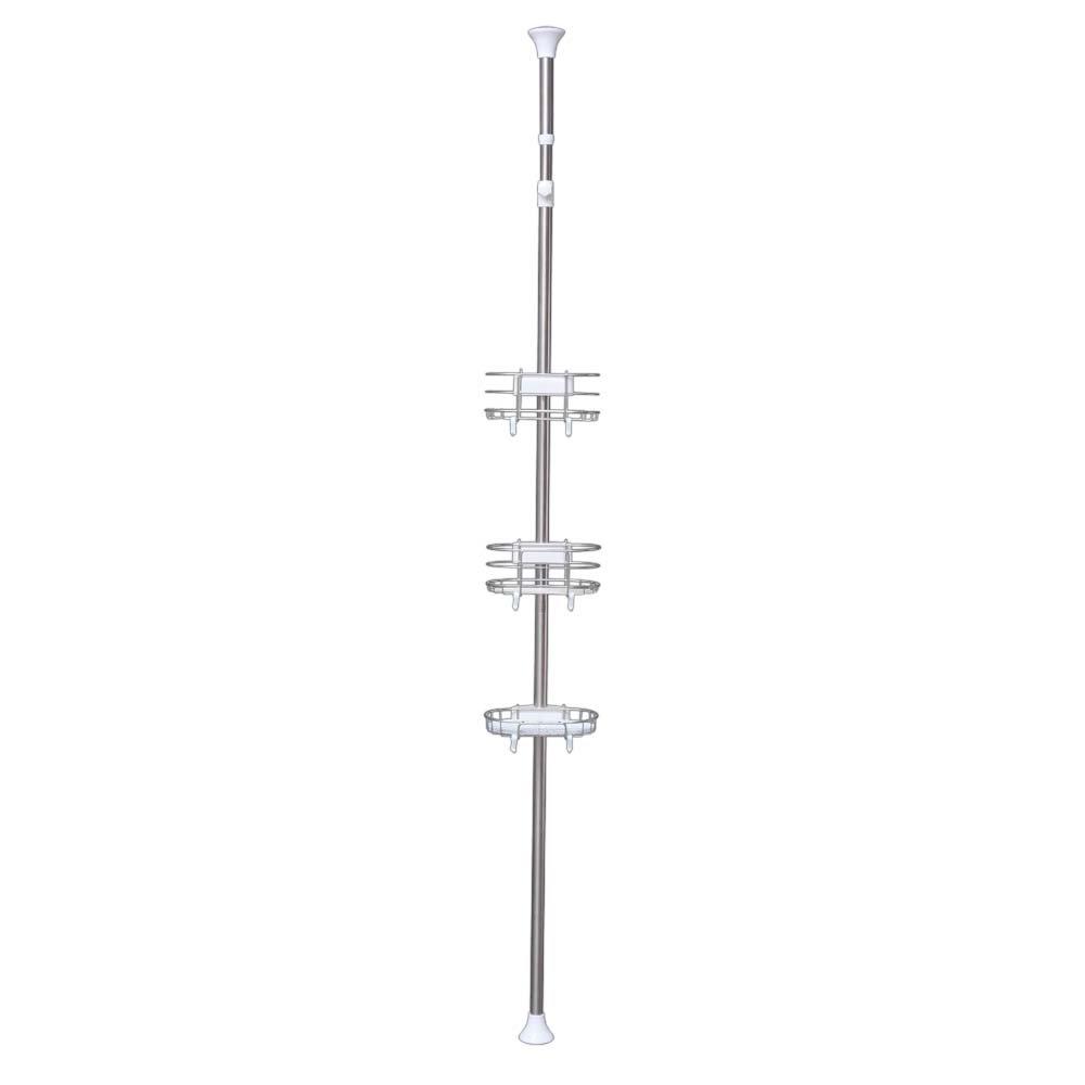 

IRIS OHYAMA Bathroom Tension Stainless Height Rack, Steel, Expandable, 190-250cm, BLT-25S