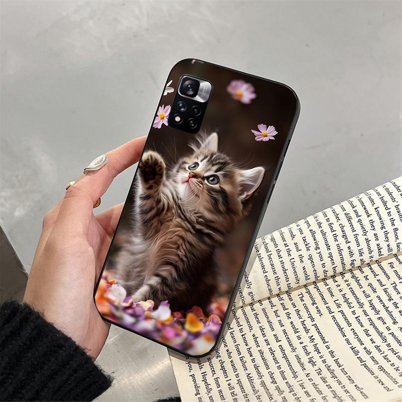 Cute Cat Phone Case For Xiaomi Redmi Note 13 12 Pro 11S 11 10 Pro 10S 12S Redmi 13 14C 10 13C