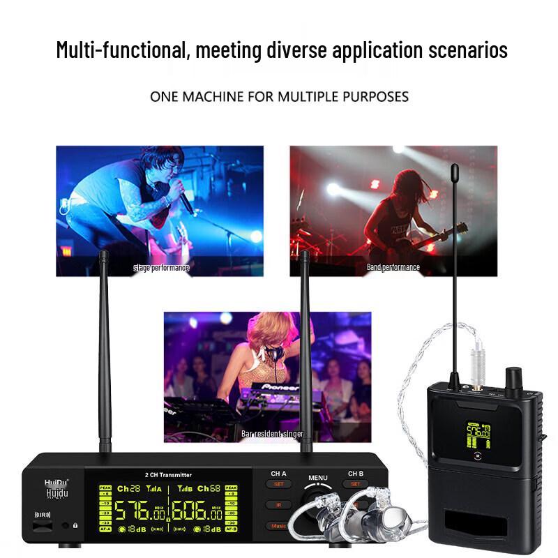 HuiDu AT-211 Wireless In-Ear Monitoring System (CN version)