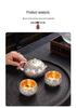 Dunhuang Silver Sterling Gongfu Tea Set - High-End Ceramic Gift