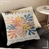 Abstract Flowers Matisse Personalized Pillow Cover Kids Bedroom Wild Party Decor Pillowcase Kid Birthday Shower Gift