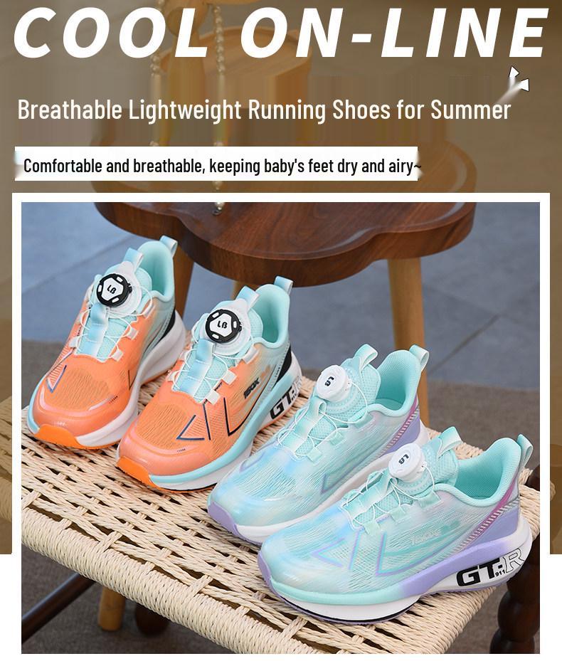 2026 Summer Lightweight Kids' Running Shoes - Breathable Mesh, Soft Sole, Trendy for Boys and Girls