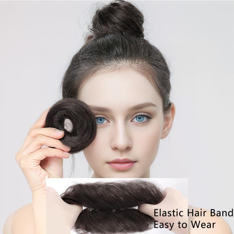 Messy Bun Hair Piece Synthetic Hair Natural Wave Chignon Ponytail Donut Updo Hair Piece Scrunchies for Women