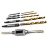 Comprehensive 11Piece Broken Drill Bit Extractor for Easy Extraction of Broken Screws Fasteners  for Various Materials