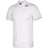 Adidas Lifestyle Casual Series Breathable Letter Short Sleeve Polo Shirt Men Polo Shirts White CW3931