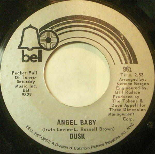 

7inch Record DUSK Angel Baby Reach Out And Speak My 961 Bell Records 1971 US Rock Used