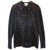 Made In Italy Logo Long Sleeve Shirt 36 Black Women Used