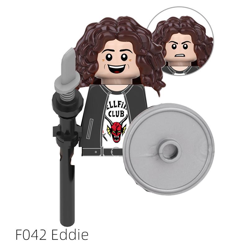 Schrecklicher Film Auf dem Kopf Dustin Mike Lucas Will Eleven Modellbausteine Erleuchten Actionfigur Bausteine Spielzeug für Kinder