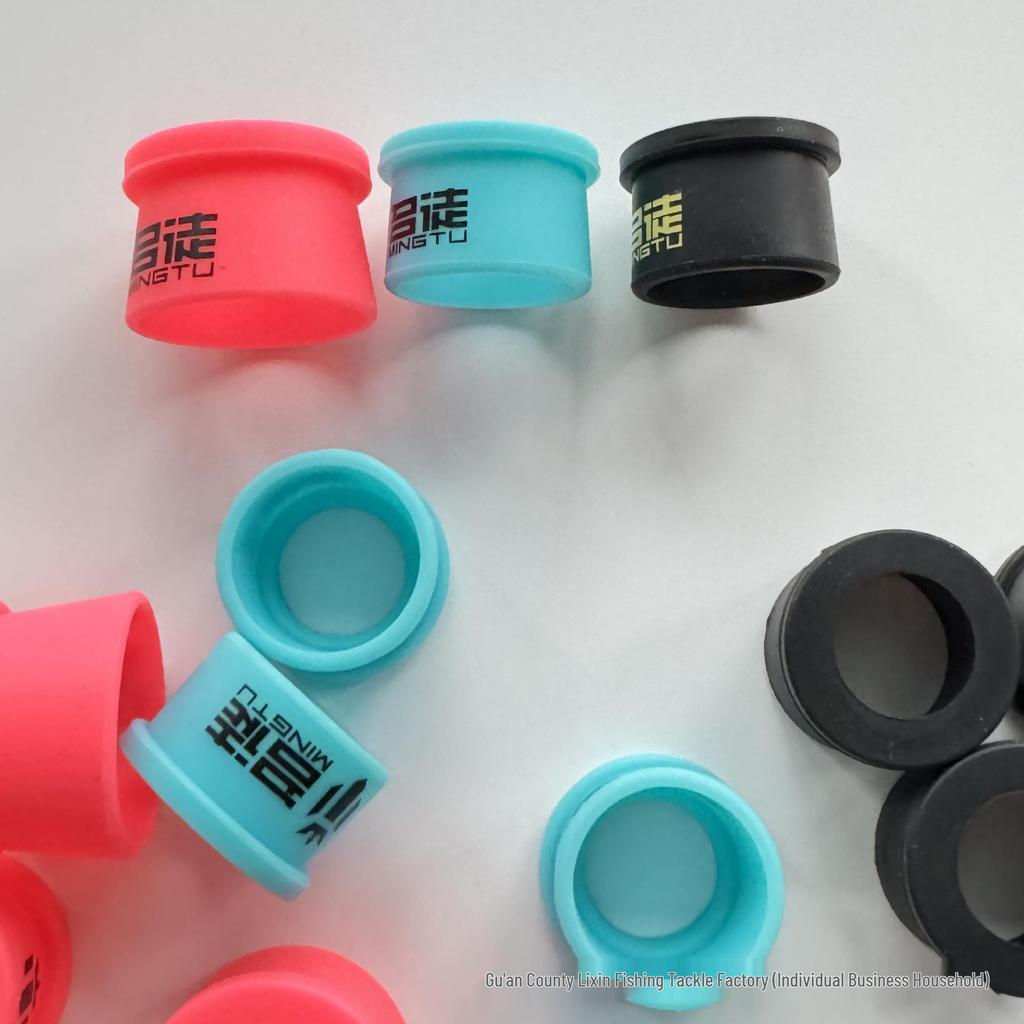 Silicone Anti-Slip Ring for Fishing Rod: Grip Tape, Sealing, Butt Cap, Protective Cover, Detachment Prevention.