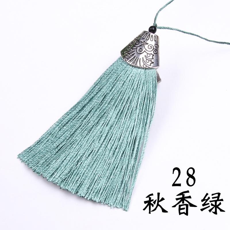 5Pcs 8cm Fish Mouth Tassel - DIY Fringe Trim for Handbag Fragrant Sachet Chinese Traditional Decorative Pendant for Costume Fan