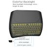 D8 Mini Colorful Backlight Wireless Keyboard Air Mouse Touchpad for Smart TV