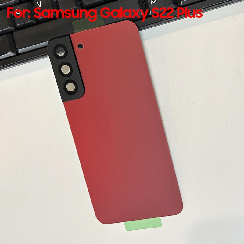 Glass Housing Back Cover Cases For SAMSUNG Galaxy S22Plus S22+ S22 Phone Rear Battery Door Phone Cover Back Cover with Tool