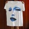 T-shirt alla moda Y2k Nuova Madonna Faccia Grande Collezione Estiva T-shirt Vintage Hip Hop Streetwear Casual Larga Stampa T-shirt Unisex