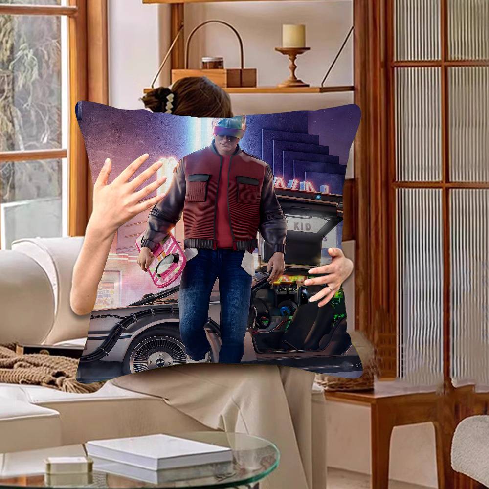 Movie BBack To The Future Cushion Cover Decorative Pillow Sofa Home Decor case pillow cases
