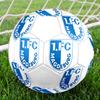 Fotbalový míč FC Magdeburg, barevný, vhodný pro všechny věkové kategorie, strojově šitý, materiál PVC, soutěžní kvalita, odolný a s vysokým odskokem