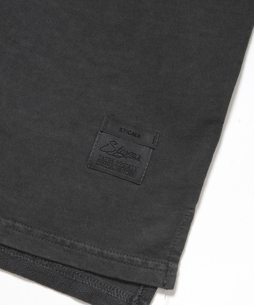 STIGMA Docking Insideout Pigment Oversized Short Sleeves T-Shirts Charcoal