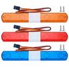 YEAHRUN 105/115/145mm Multi-function Flashing RC Car Police LED Light Alarming Light for 1/8 1/10 TRX4 SCX10 Tamiya Parts