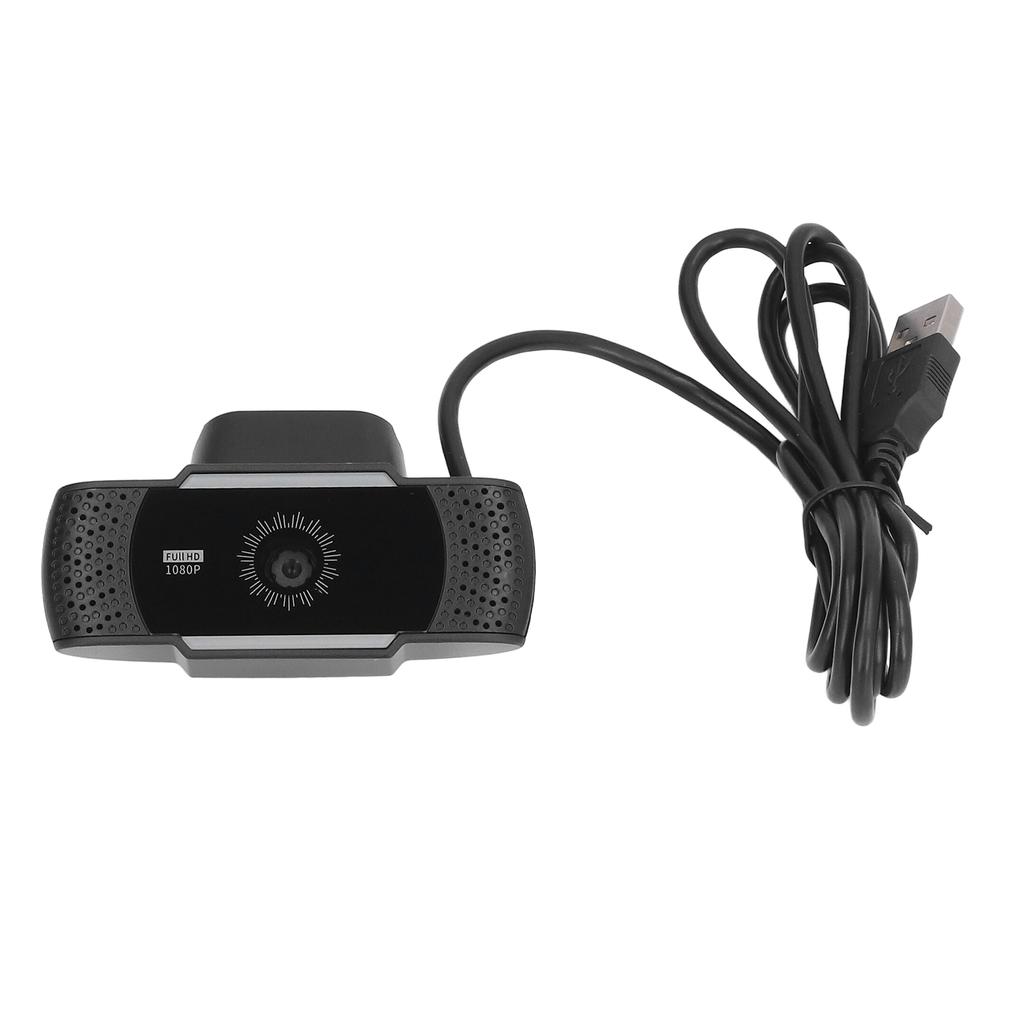 Computerkamera Mikrofon Automatische Rauschunterdrückung Full HD 1080P USB Stereo Webcam mit Drehbar