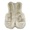 Autumn and Winter New Faux Fox Fur Grass Vest Women's Short Fashion Loose Mink Fur Coat Women's Sweetheart