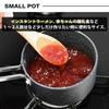 TOKYO LM Small Saucepan/Milk Pan, 12cm, Saucepan, Lightweight, Gas, Direct Flame, and Halogen Compatible, Oven Safe, Easy To Clean, Perfect for Single
