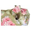 Laura Ashley Tote Bag, Cute and Stylish for Women, Floral Rose and Botanical Print, Elegant Green