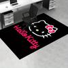 1pc Sanrio Hello Kitty Mermaid Printed Office Carpet Rectangle Rug Under The Table,Perfect Room Decor for Living Room, Bedroom, Kitchen, Non-slip Floo